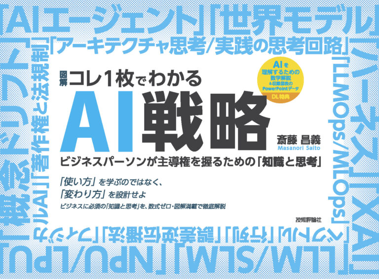 【図解】コレ1枚でわかるAI戦略 ビジネスパーソンが主導権を握るための「知識と思考」