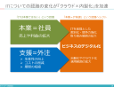 内製化の時代に「特にお願いすることはない」と言われないために